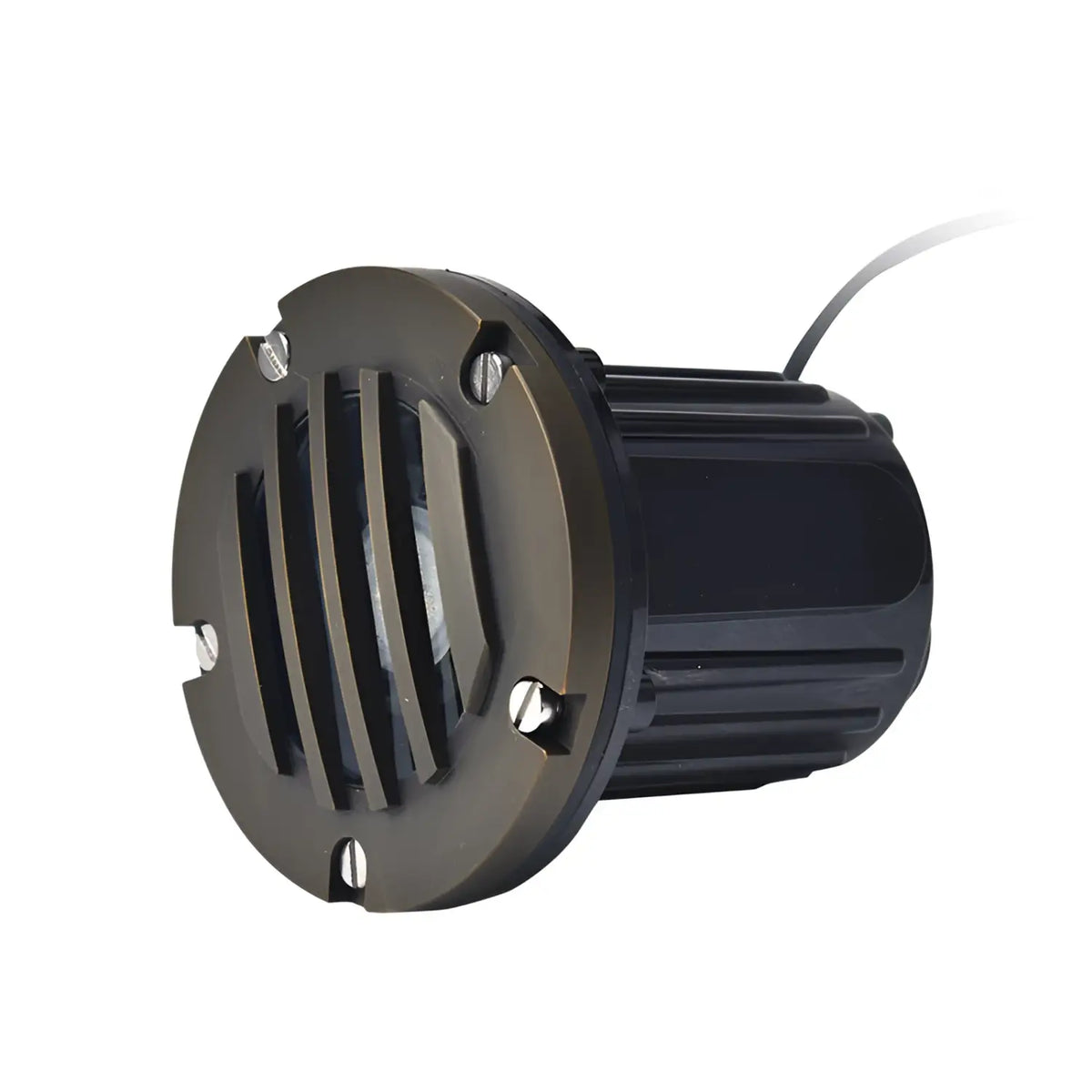 Brass Inground Lights for MR16 Bulbs with Brass and PVC Construction