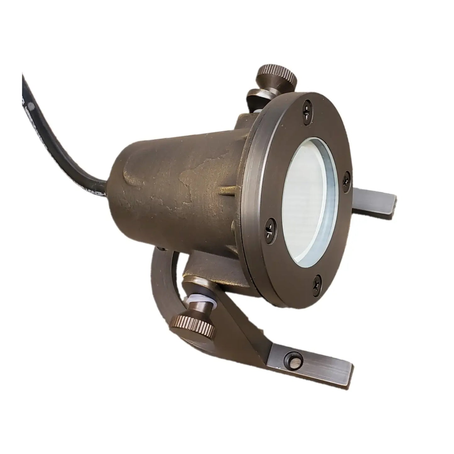 Brass Underwater Submersible Light Fixture with 25'ft of Wire