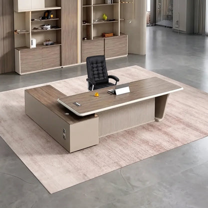 Brimley · Modern L-Shaped Executive Desk