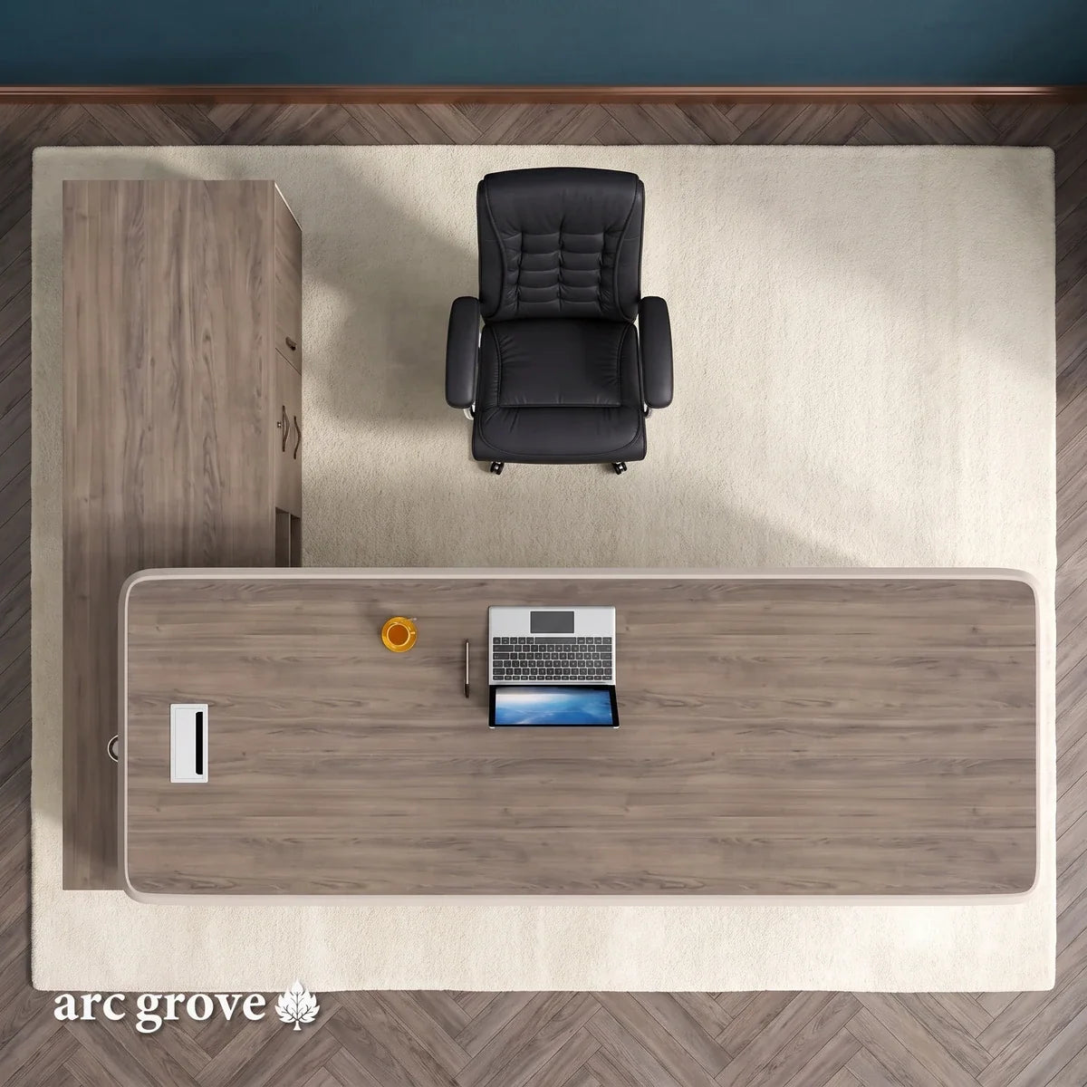 Brimley · Modern L-Shaped Executive Desk