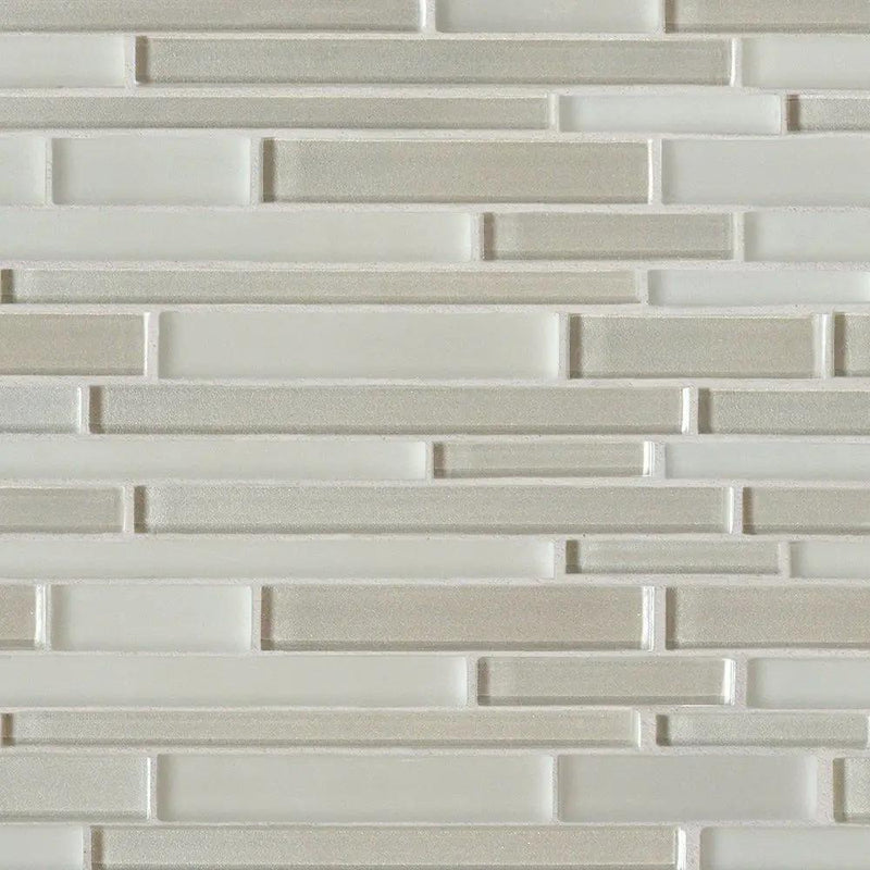 Brina Gloss/matte Interlocking Slides Glass Mosaics 12x12
