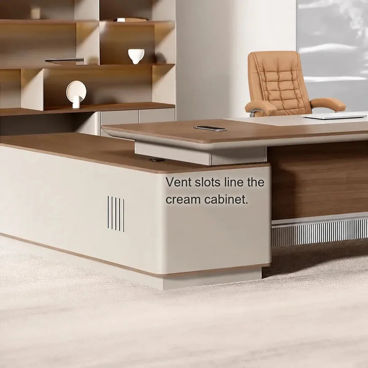 Brinton · Modern L-Shaped Executive Desk