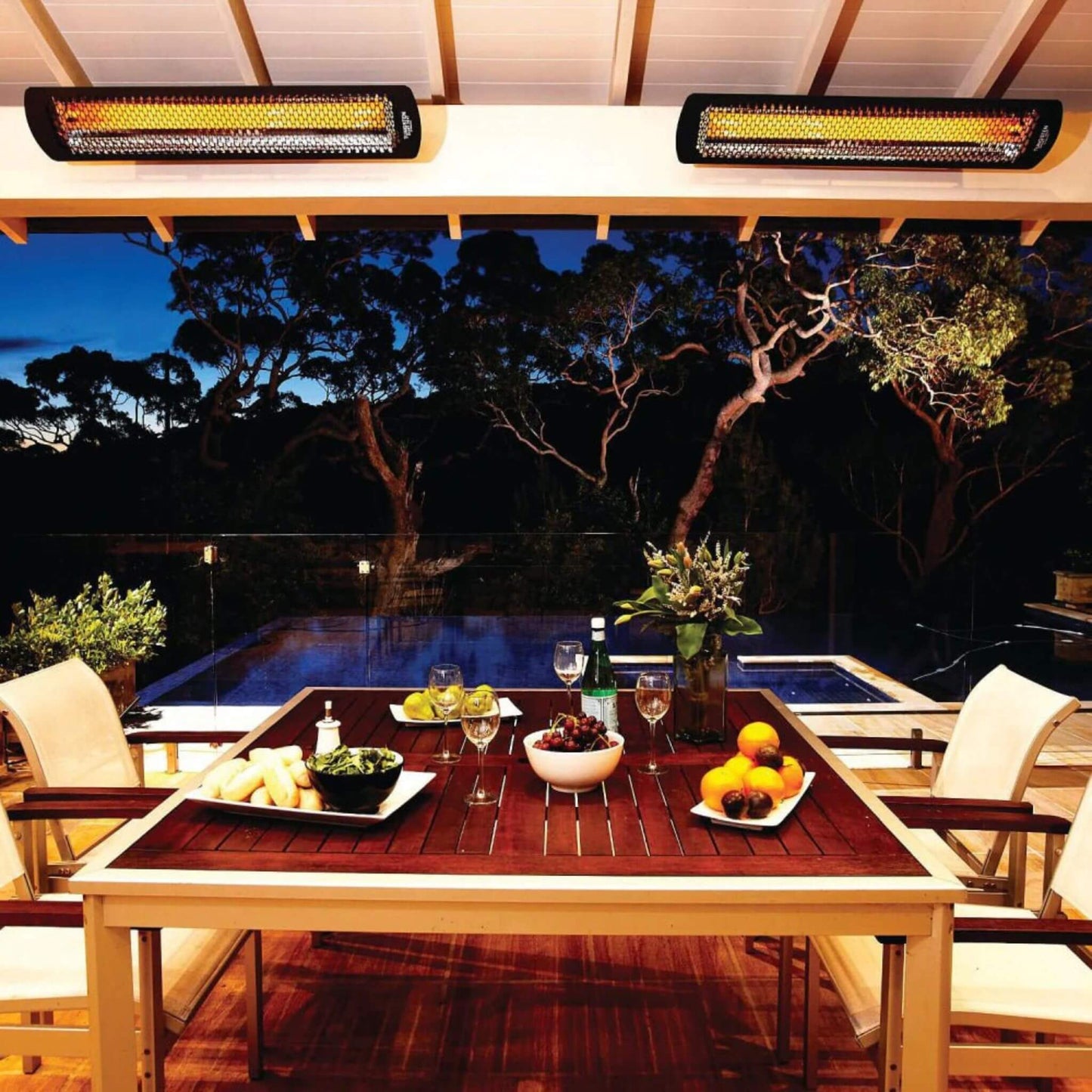 Bromic Heating Tungsten Smart-Heat™ 56-Inch 6000W Single Element 240V Electric Infrared Patio Heater [BH0420033] (SAK48512)