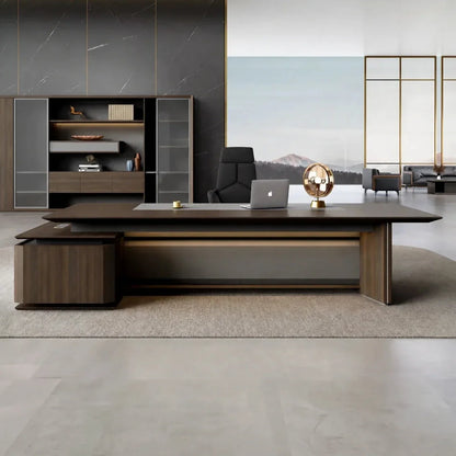 Brontë · Modern L-Shaped Executive Desk
