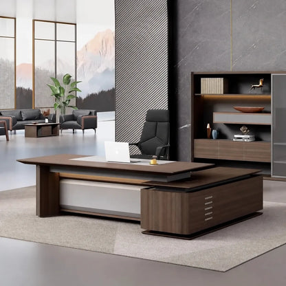 Brontë · Modern L-Shaped Executive Desk