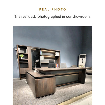 Brontë · Modern L-Shaped Executive Desk
