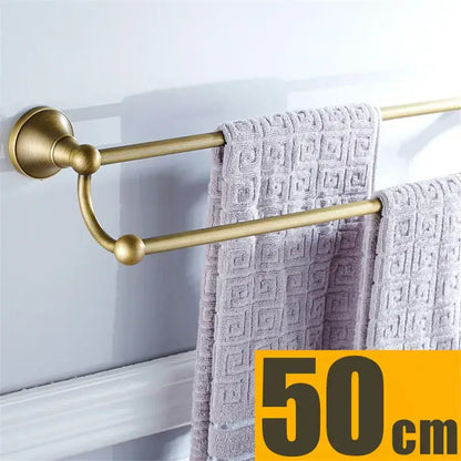 Bronze and white ceramic bathroom accessories set bathroom decor