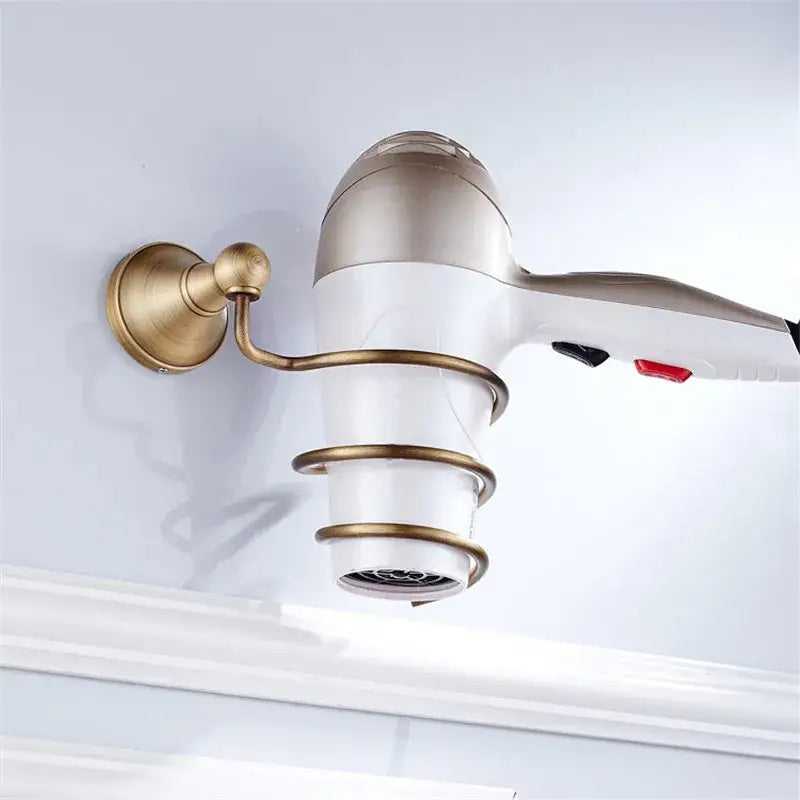 Bronze and white ceramic bathroom accessories set bathroom decor