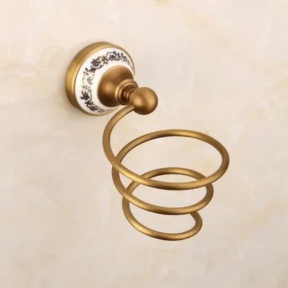 Bronze bathroom hardware set ceramic detail bathroom accessories