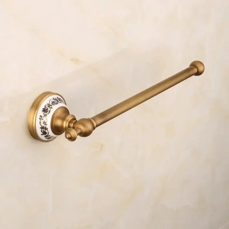 Bronze bathroom hardware set ceramic detail bathroom accessories