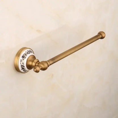 Bronze bathroom hardware set ceramic detail bathroom accessories