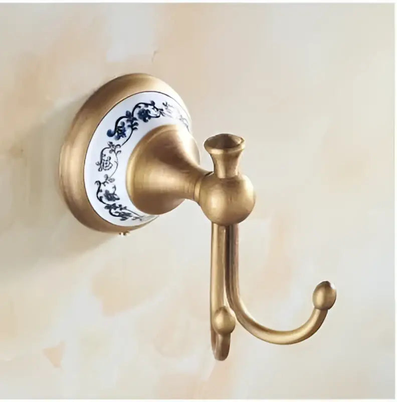Bronze bathroom hardware set ceramic detail bathroom accessories