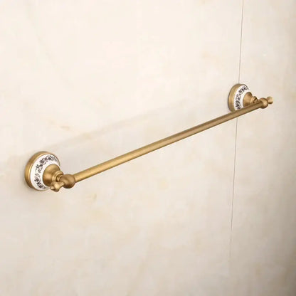 Bronze bathroom hardware set ceramic detail bathroom accessories
