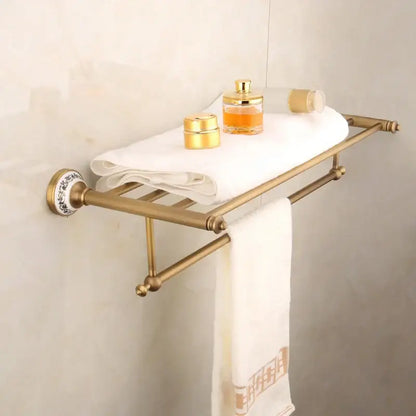Bronze bathroom hardware set ceramic detail bathroom accessories