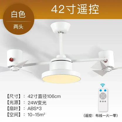 Bronze bronze ceiling fan with wood blades for living room