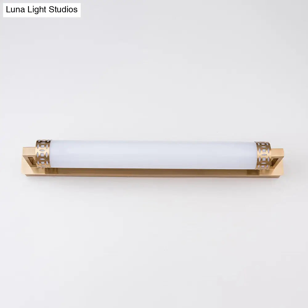 DecorBites™ Bronze LED Wall Light Sconce for Minimalist Bathroom Vanity Lighting