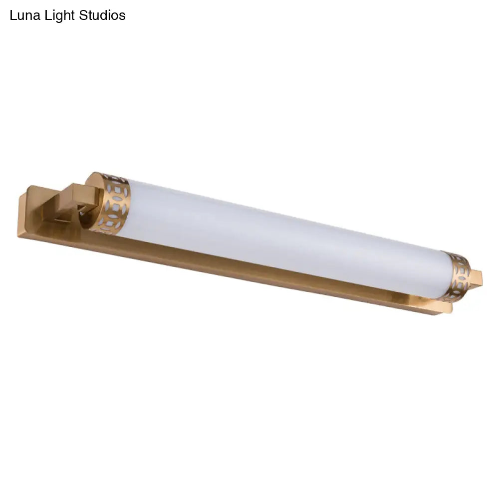 DecorBites™ Bronze LED Wall Light Sconce for Minimalist Bathroom Vanity Lighting
