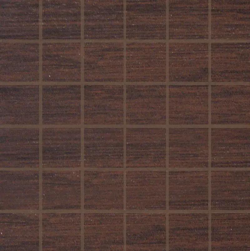 Bronzo Matte 2x2 Fabric Look Porcelain Mosaics 12x12
