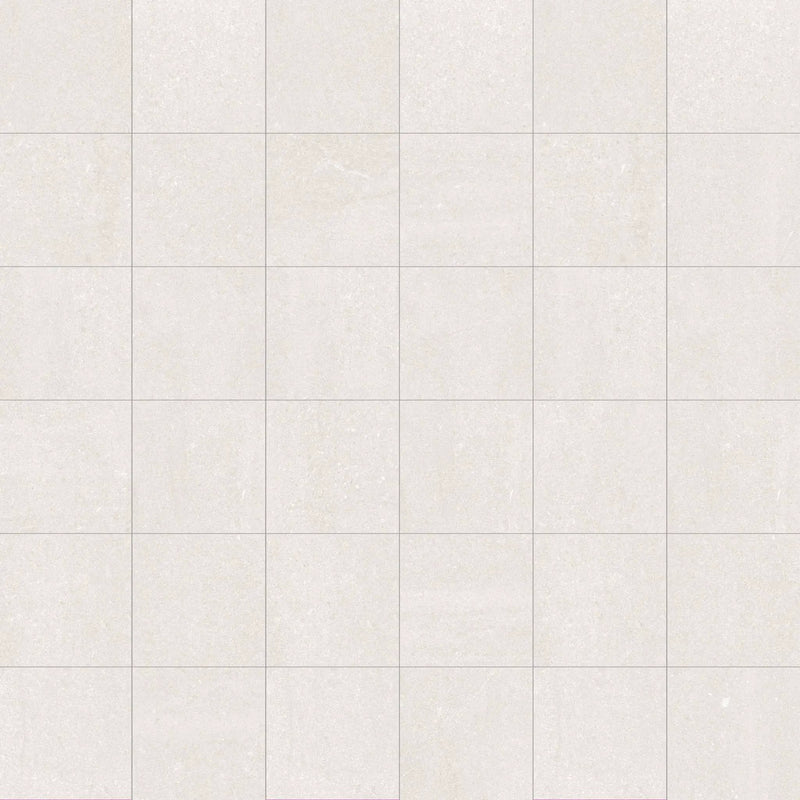 Brooklyn Ivory Mosaic A Stone Look Porcelain Mosaics 12x12