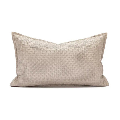 Brown & beige faux leather cushion cover 45x45cm living room decor