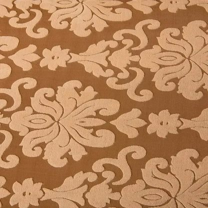 Brown damask solid embossed sofa cover slipcovers living room decor