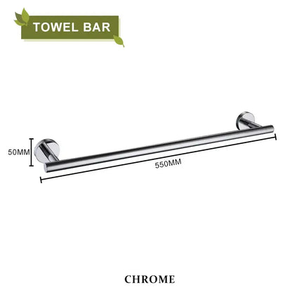 Brushed gold bathroom accessories set hand towel bar and paper holder