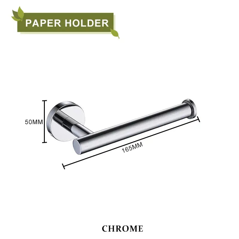 Brushed gold bathroom accessories set hand towel bar and paper holder
