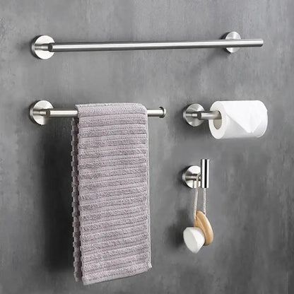 Brushed gold bathroom accessories set hand towel bar and paper holder