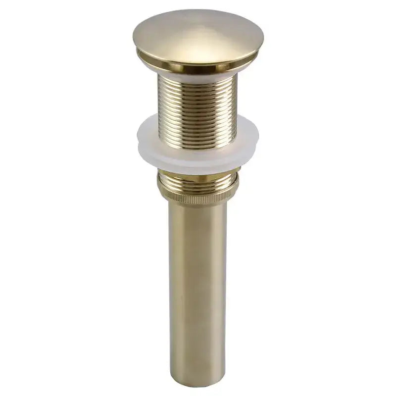 Brushed gold pop-up drain stopper 2-pack – bathroom sink drains