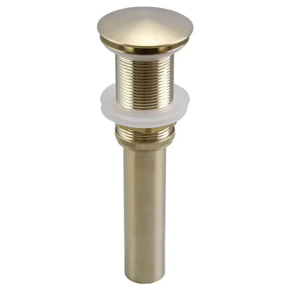 Brushed gold pop-up drain stopper 2-pack – bathroom sink drains