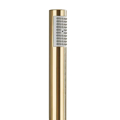 Brushed gold round hand shower bathroom nozzle sprayer