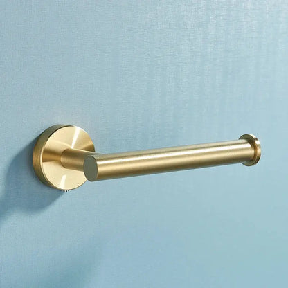 Brushed gold stainless steel bathroom accessories set – bathroom