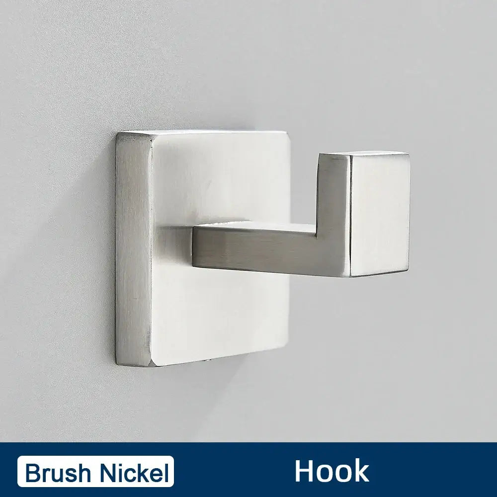 Brushed gold stainless steel bathroom accessories set