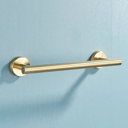 Brushed gold stainless steel bathroom accessories set – bathroom