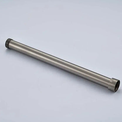 Brushed nickel shower faucet extension tube bathroom stainless steel