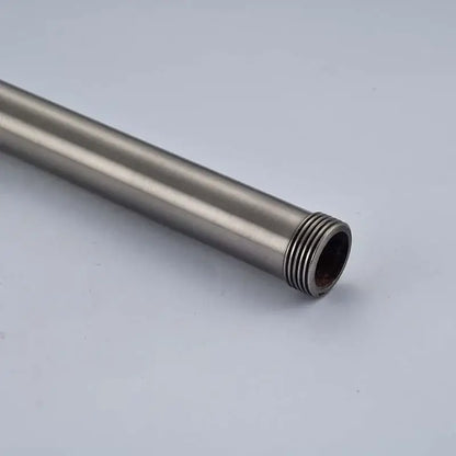 Brushed nickel shower faucet extension tube bathroom stainless steel