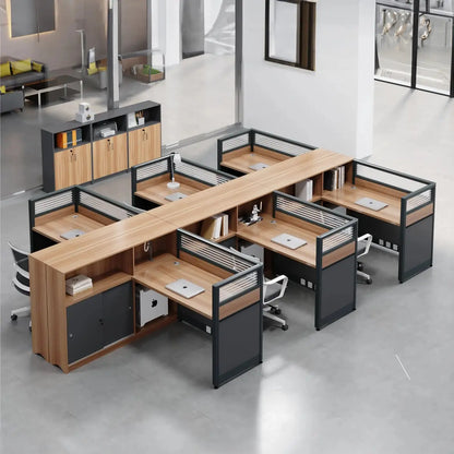 Orlian · L-Shaped Cubicle Workstation