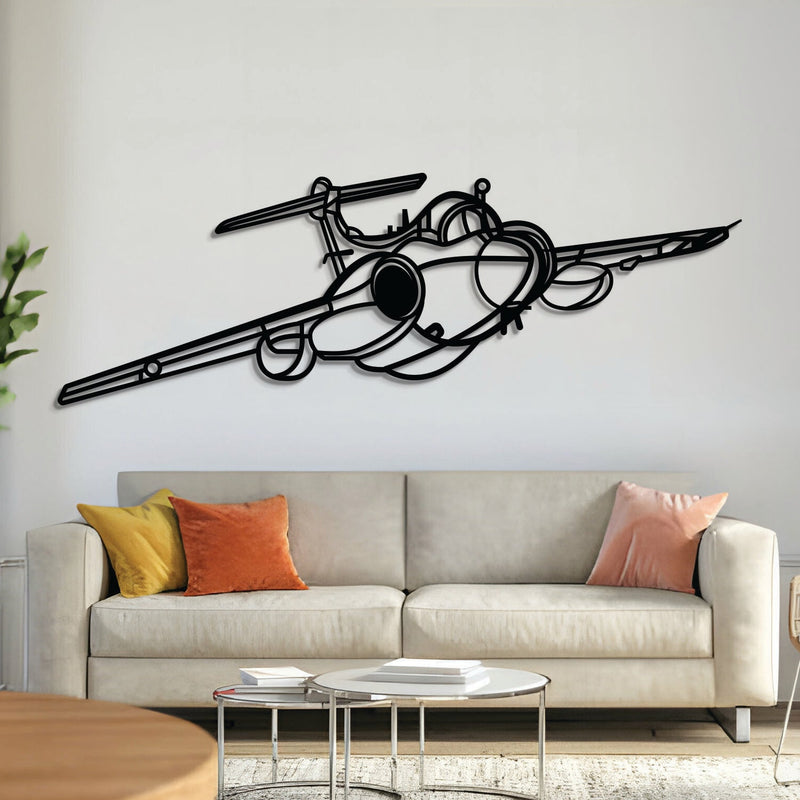 Buccaneer Mk2 Angle Metal Aircraft Wall Art - NCP0527, angle view