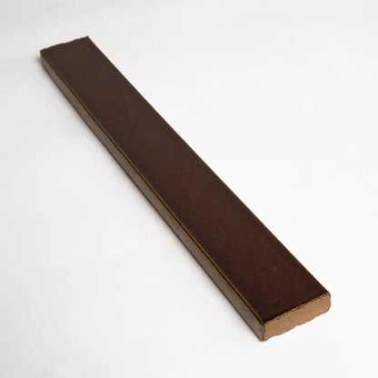 Burnt Caramel Glossy Ceramic Tiles 1 1/2x11 3/8