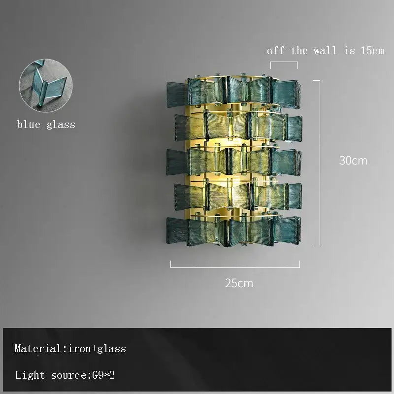 Butterfly glass chandelier gold rectangular light for dining room