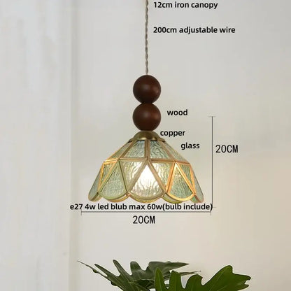 Butterfly tiffany glass pendant light dining room blue & green shade