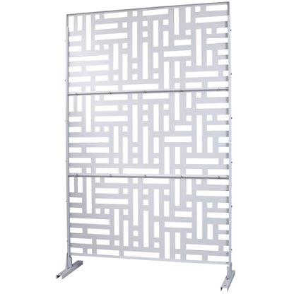 Decorative Freestanding Metal Privacy Screen For Indoor & Outdoor Use
