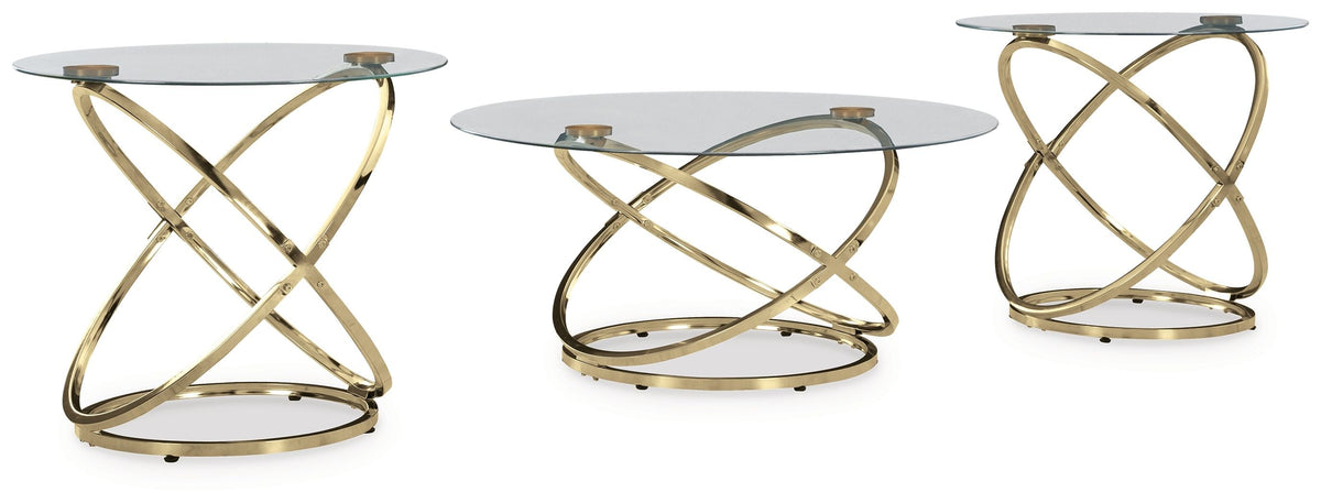 Crimonti - Occasional Table Set (Set of 3) - Champagne