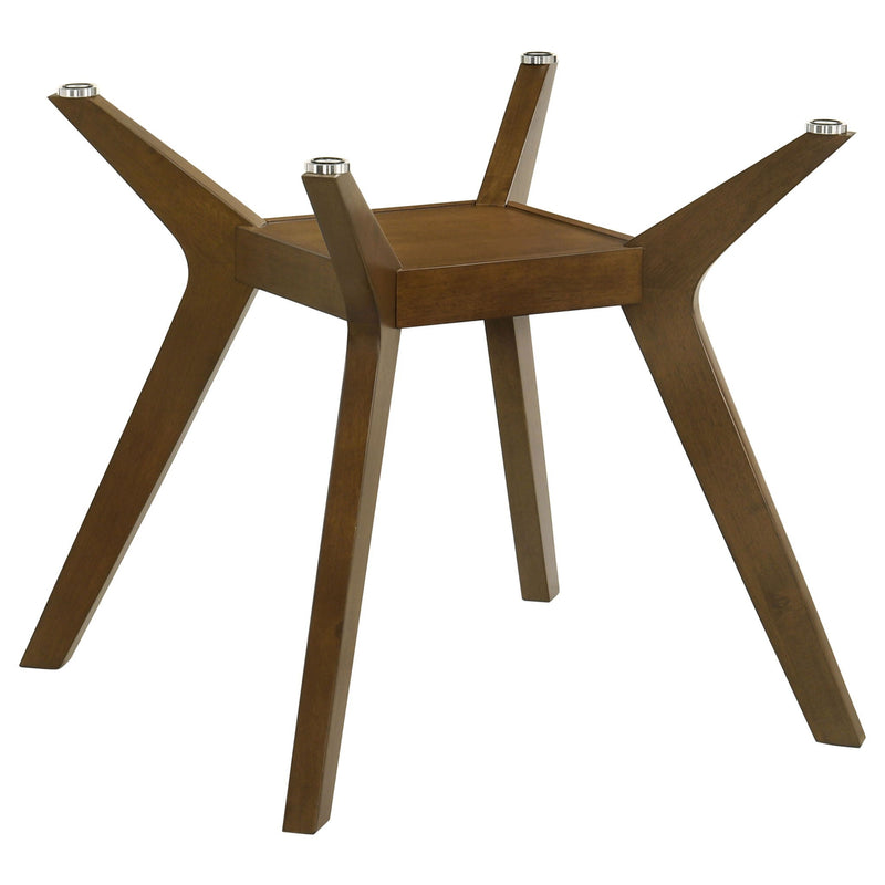 Paxton Square Wood Dining Table Base Brown