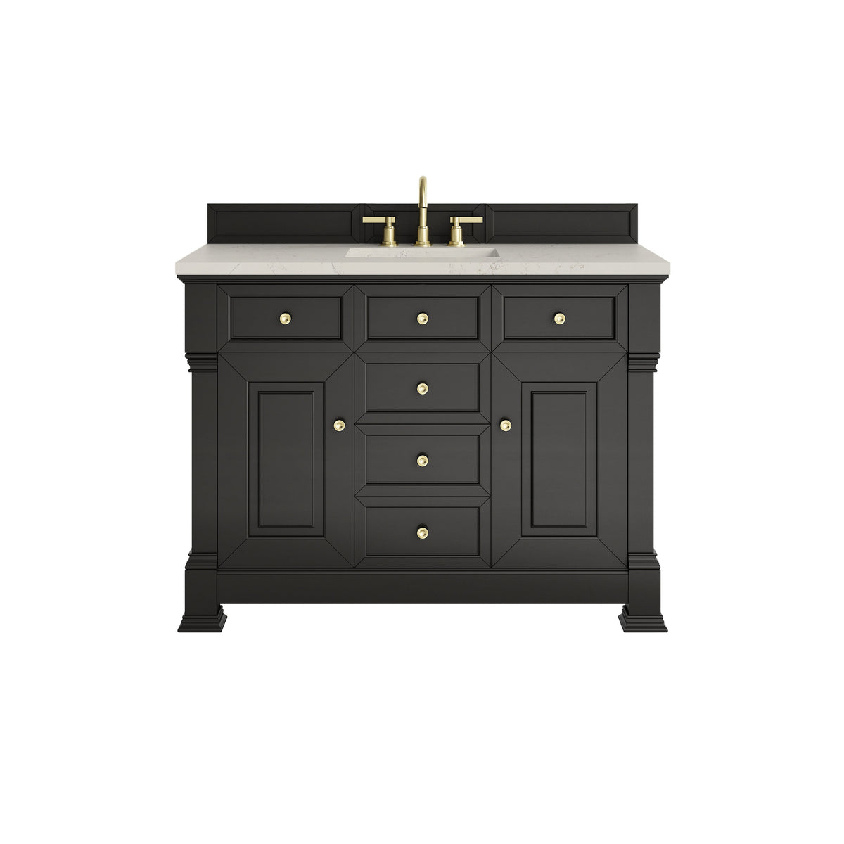 James Martin Brookfield 48" Single Bathroom Vanity, Black Onyx