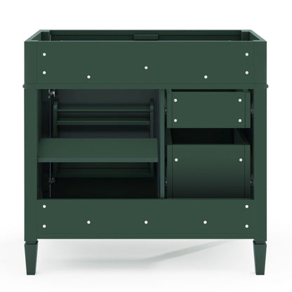 Bathroom Vanity With 2 Drawers And Tip-Out Drawer, Storage Cabinet