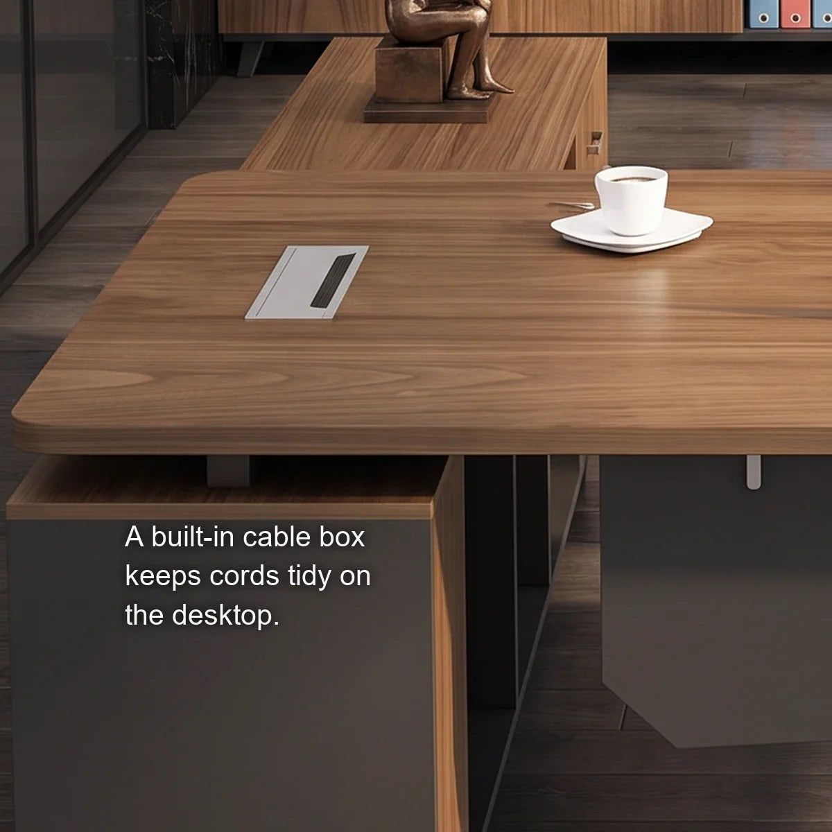 Caelum · Modern L-Shaped Desk
