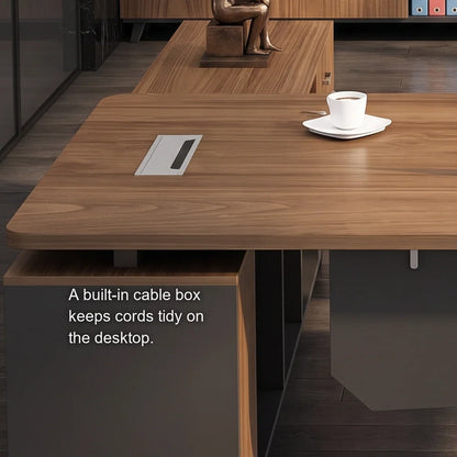 Caelum · Modern L-Shaped Desk