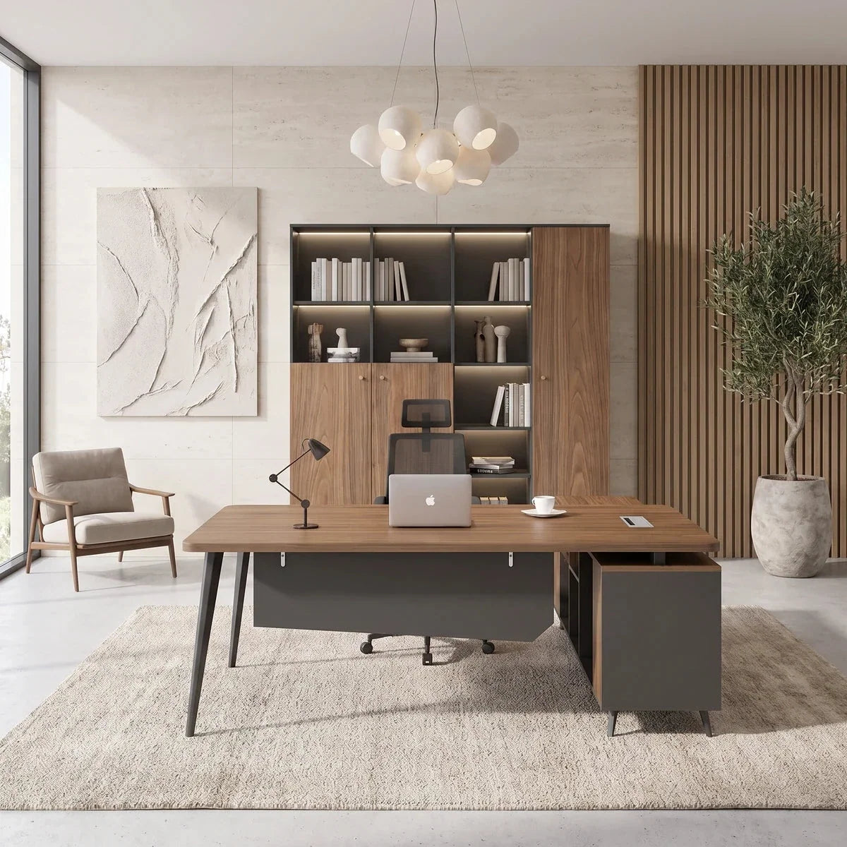 Caelum · Modern L-Shaped Desk