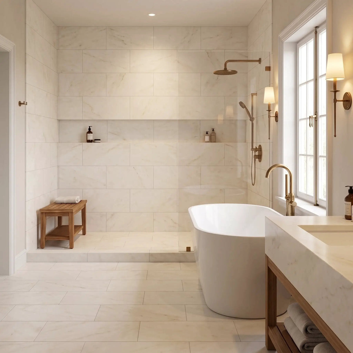 Calacatta Miele Honed 12x24x1/2